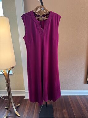 NWT Chico's Purple Midi Dress